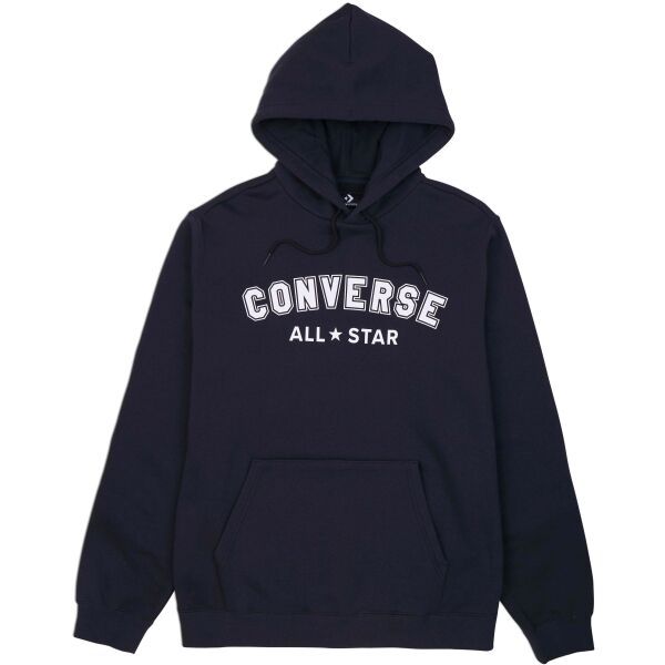 Converse Converse CLASSIC FIT ALL STAR SINGLE SCREEN PRINT HOODIE BB Универсален суитшърт, черно, размер