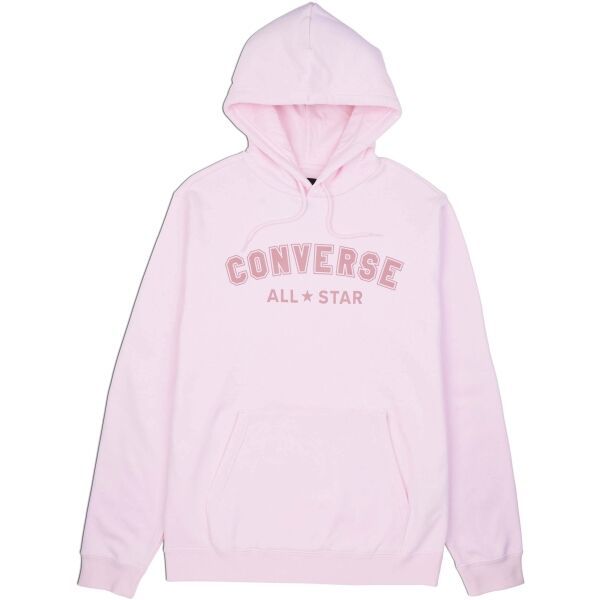 Converse Converse CLASSIC FIT ALL STAR SINGLE SCREEN PRINT HOODIE BB Универсален суитшърт, розово, размер