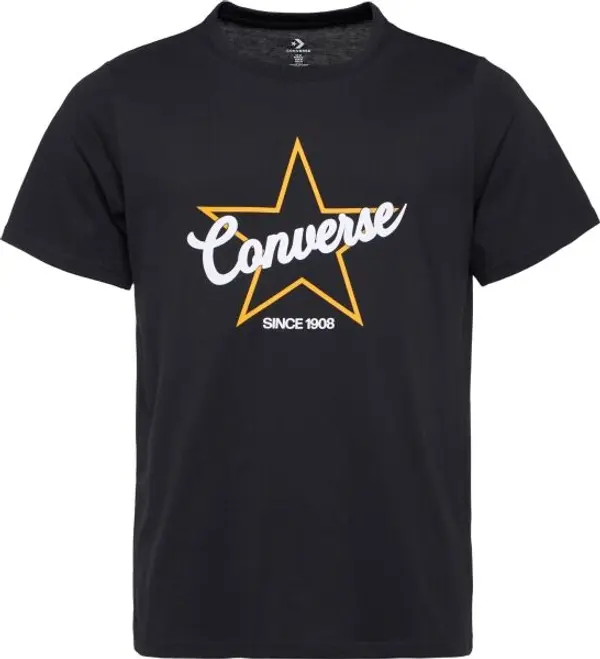 Converse Converse CLASSIC Мъжка тениска, черно, размер