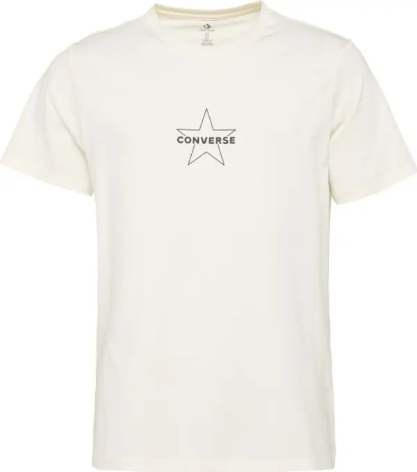 Converse Converse CLASSIC Мъжка тениска, сиво, размер