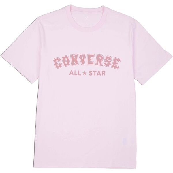 Converse Converse CLASSIC FIT ALL STAR SINGLE SCREEN PRINT TEE Универсална тениска, розово, размер XS