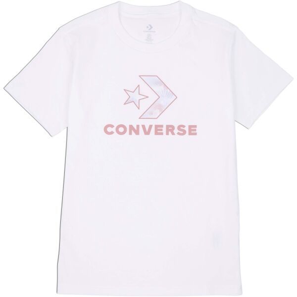 Converse Converse SEASONAL STAR CHEVRON SS TEE Дамска тениска, бяло, размер S