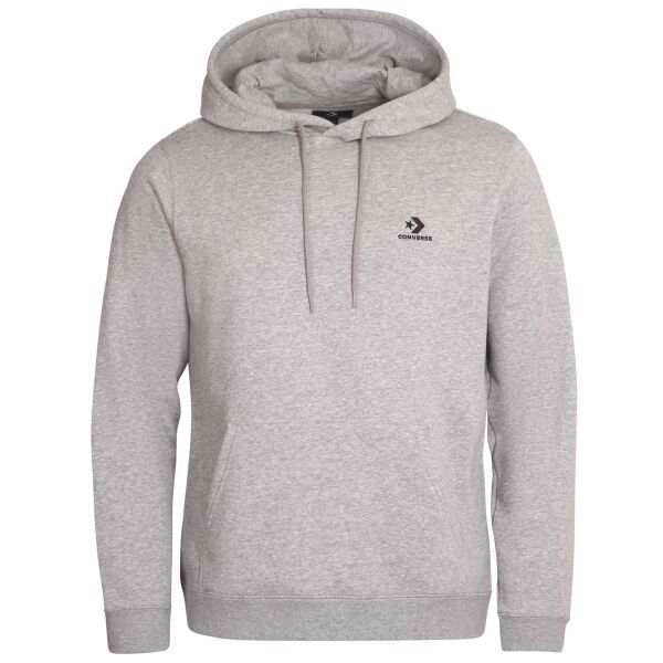 Converse Converse STANDARD FIT LEFT CHEST STAR CHEV EMB CLASSIC HOODIE Универсален суитшърт, сиво, размер 2XL