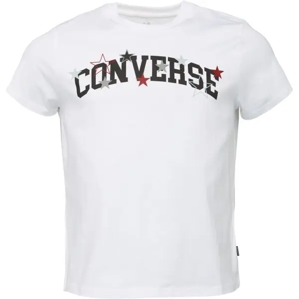 Converse Converse CVRS STAR RETRO TEE Мъжка тениска, бяло, размер