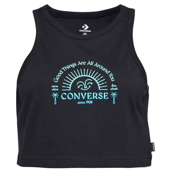 Converse Converse GOOD VIBES Дамски топ, черно, размер