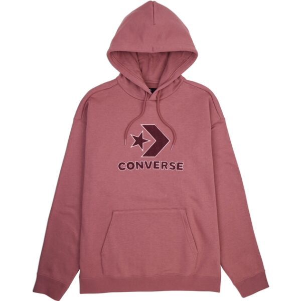Converse Converse LOOSE FIT CENTER FRONT LARGE LOGO STAR CHEV PO HOODIE Мъжки суитшърт, розово, размер