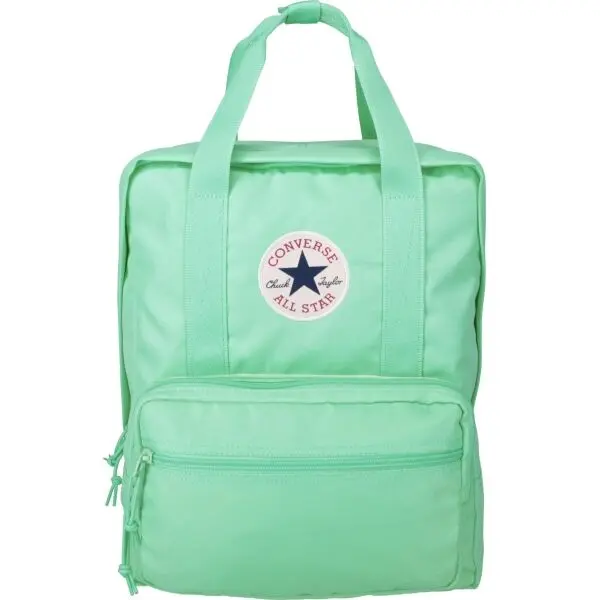 Converse Converse SMALL SQUARE BACKPACK Градска раница, светло-зелено, размер