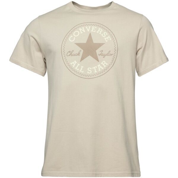 Converse Converse STANDARD FIT CENTER FRONT CHUCK PATCH CORE TEE Унисекс тениска, бежово, размер