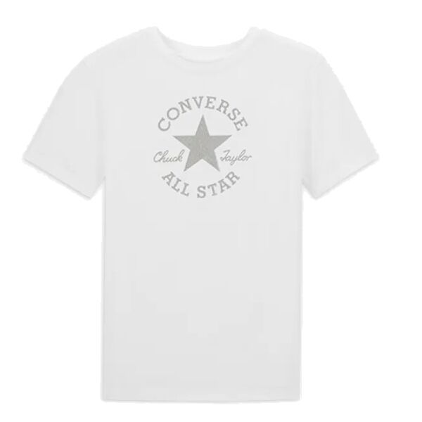 Converse Converse STANDARD FIT CENTER FRONT CHUCK PATCH CORE TEE Унисекс тениска, бяло, размер