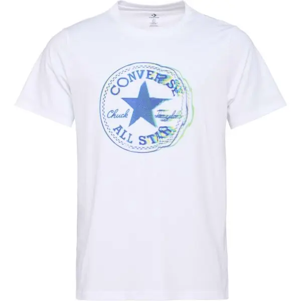 Converse Converse STANDARD FIT CENTER FRONT CHUCK PATCH CORE TEE Унисекс тениска, бяло, размер