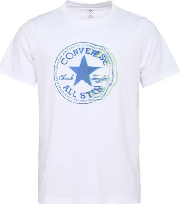 Converse Converse STANDARD FIT CENTER FRONT CHUCK PATCH CORE TEE Унисекс тениска, бяло, размер