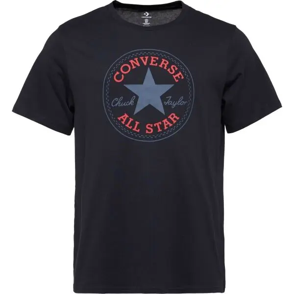 Converse Converse STANDARD FIT CENTER FRONT CHUCK PATCH CORE TEE Унисекс тениска, черно, размер