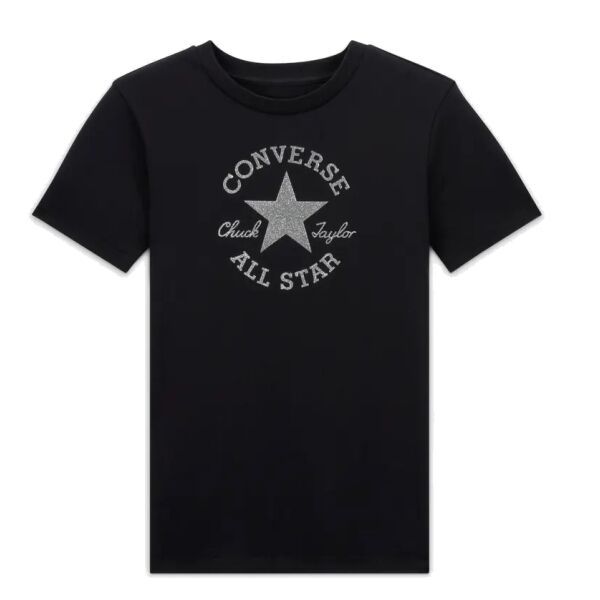 Converse Converse STANDARD FIT CENTER FRONT CHUCK PATCH CORE TEE Унисекс тениска, черно, размер