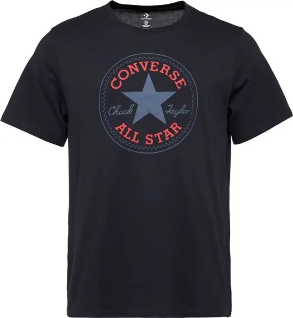 Converse Converse STANDARD FIT CENTER FRONT CHUCK PATCH CORE TEE Унисекс тениска, черно, размер