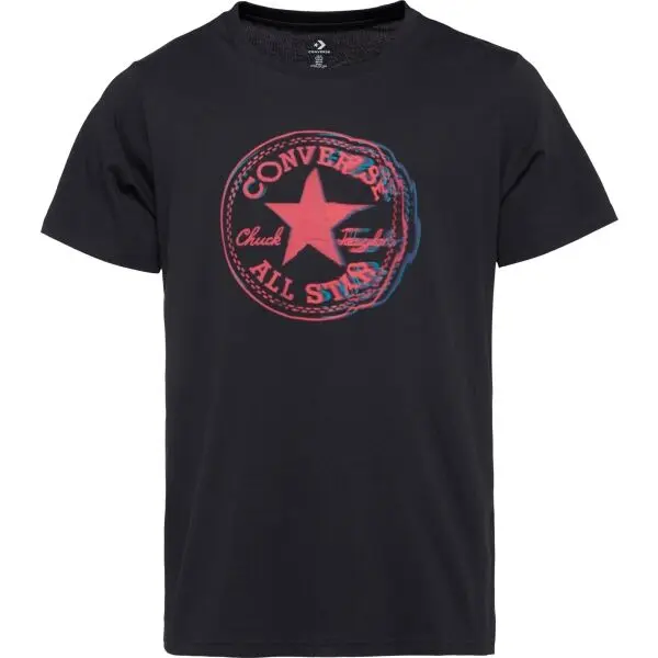 Converse Converse STANDARD FIT CENTER FRONT CHUCK PATCH CORE TEE Унисекс тениска, черно, размер