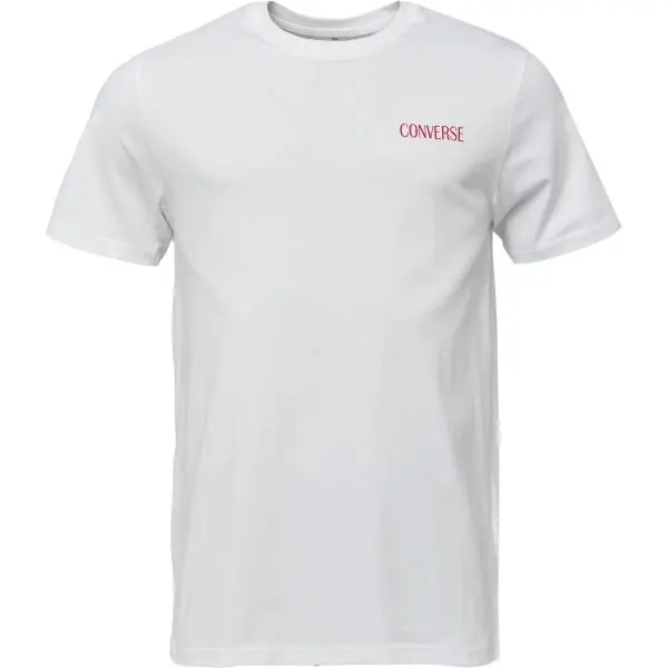 Converse Converse STANDARD FIT CENTER FRONT LARGE LOGO STAR CHEV  SS TEE Мъжка тениска, бяло, размер