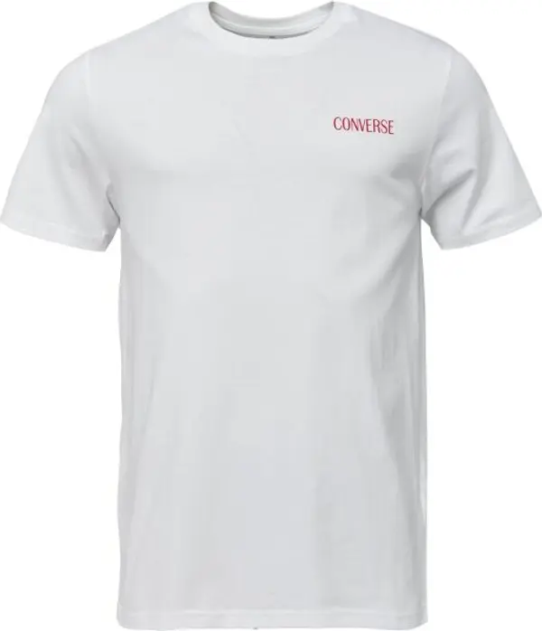 Converse Converse STANDARD FIT CENTER FRONT LARGE LOGO STAR CHEV  SS TEE Мъжка тениска, бяло, размер
