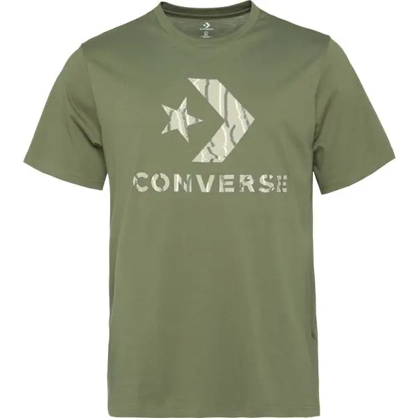 Converse Converse STANDARD FIT CENTER FRONT LARGE LOGO STAR CHEV  SS TEE Мъжка тениска, khaki, размер