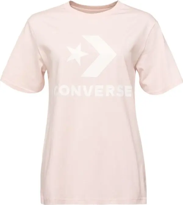 Converse Converse STANDARD FIT CENTER  STAR CHEV Дамска тениска, розово, размер