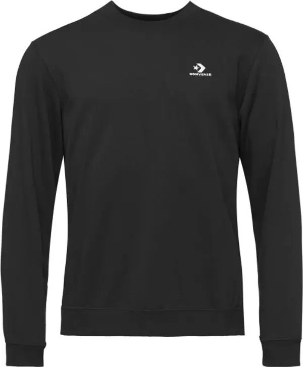 Converse Converse STANDARD FIT LEFT CHEST STAR CHEV EMB CREW Унисекс суитшърт, черно, размер