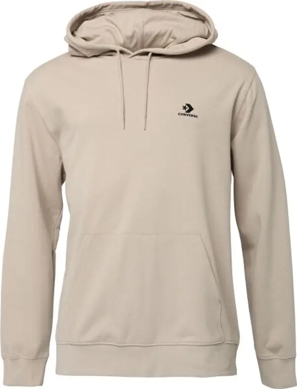 Converse Converse STANDARD FIT LEFT CHEST STAR CHEV EMB HOODIE FT Мъжки суичър, бежово, размер