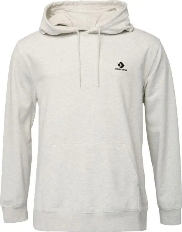 Converse Converse STANDARD FIT LEFT CHEST STAR CHEV EMB HOODIE FT Мъжки суичър, сиво, размер