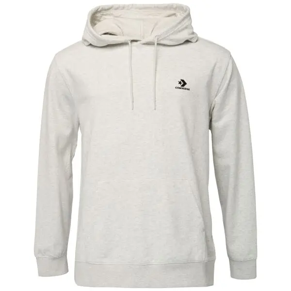 Converse Converse STANDARD FIT LEFT CHEST STAR CHEV EMB HOODIE FT Мъжки суичър, сиво, размер