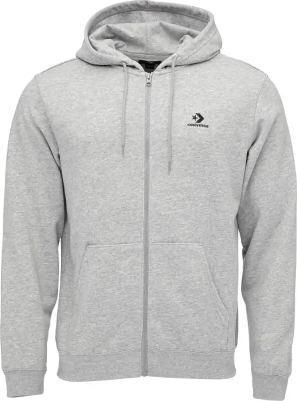 Converse Converse STANDARD FIT STAR CHEV EMB Мъжки суитшърт, сиво, размер