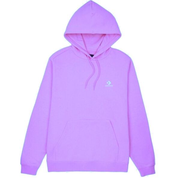 Converse Converse STANDARD UNI FIT LEFT CHEST STAR CHEV EMB HOODIE FT Дамски суитшърт, лилаво, размер