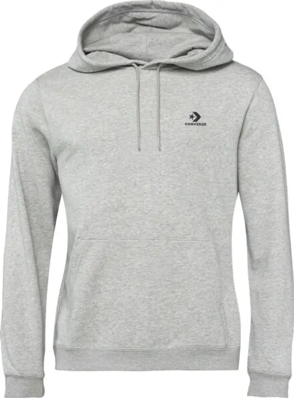 Converse Converse STANDARD UNI FIT  STAR CHEV EMB Мъжки суитшърт, сиво, размер