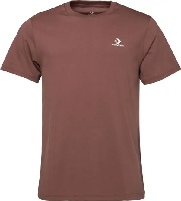 Converse Converse STAR CHEV Мъжка тениска, винен, размер