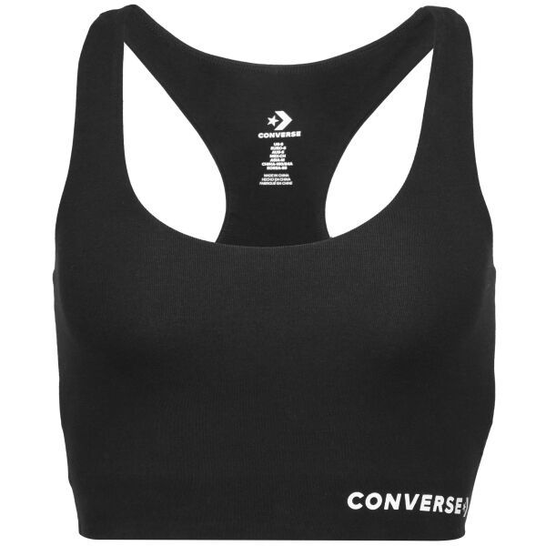 Converse Converse WORDMARK BRA TOP Топ в стил сутиен, черно, размер