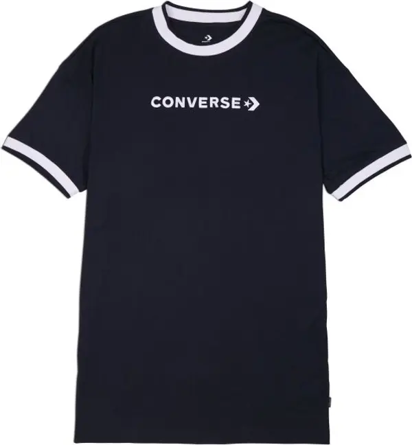 Converse Converse WORDMARK TEE DRESS Дамска рокля, черно, размер