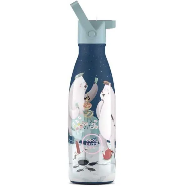 COOL BOTTLES COOL BOTTLES KIDS POLAR BEARS 350 ML Детска бутилка, микс, размер 350 ML