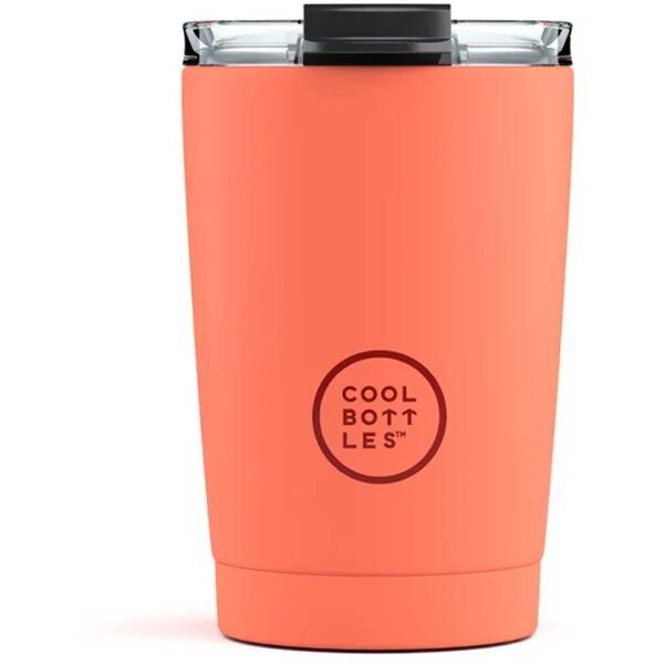 COOL BOTTLES COOL BOTTLES TERMO 330 ML Неръждаема термочаша, цвят сьомга, размер