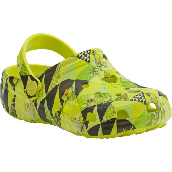 Coqui Coqui BIG FROG PRINTED Детски сандали, зелено, размер
