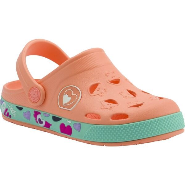 Coqui Coqui FROGGY Детски сандали, цвят сьомга, размер 26/27