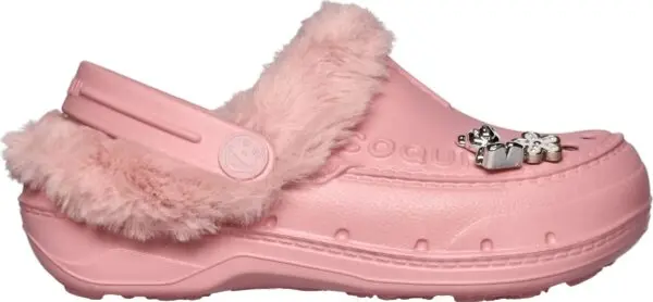 Coqui Coqui HUSKY KIDS Детски чехли с подплата, розово, размер