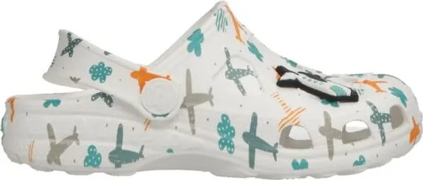 Coqui Coqui LITTLE FROG AIRPLANE Детски чехли, бяло, размер