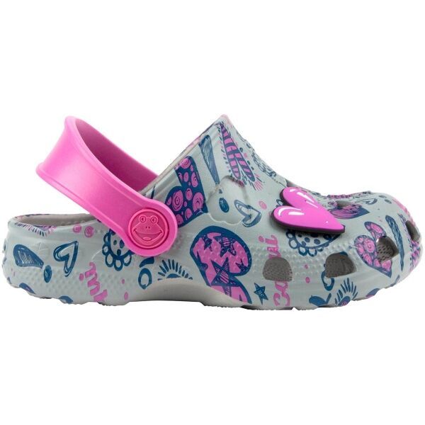 Coqui Coqui LITTLE FROG Детски сандали, сиво, размер