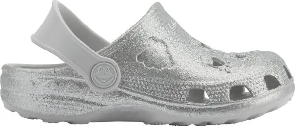 Coqui Coqui LITTLE FROG Детски сандали, сребърно, размер