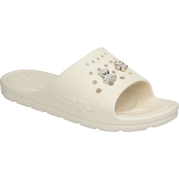 Coqui Coqui LONG CRYSTAL Дамски чехли, бежово, размер