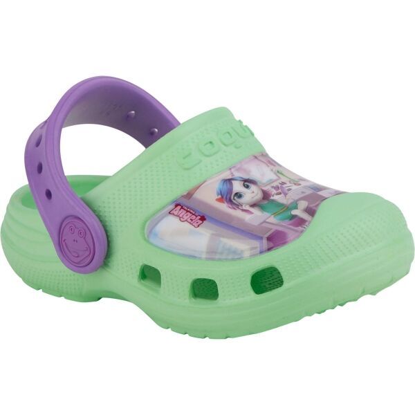 Coqui Coqui MAXI TT&F Детски чехли, светло-зелено, размер