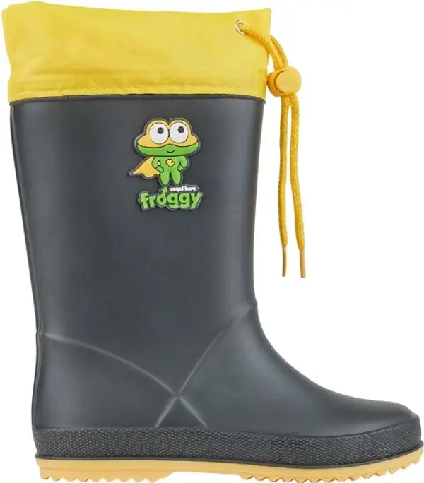 Coqui Coqui RAINY COLLAR FUR Детски ботуши, черно, размер