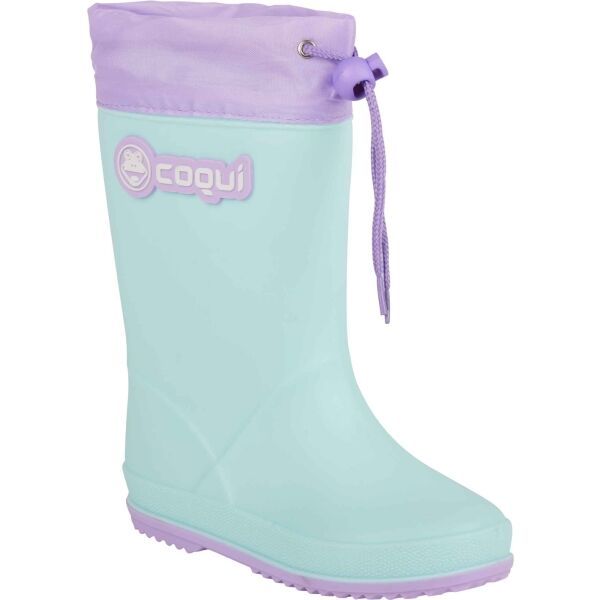 Coqui Coqui RAINY COLLAR FUR Детски ботуши, светлосиньо, размер