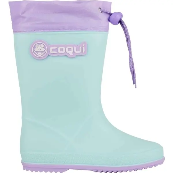 Coqui Coqui RAINY COLLAR FUR Детски ботуши, светлосиньо, размер