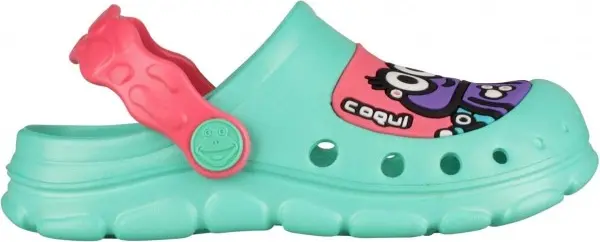 Coqui Coqui STONEY Детски сандали, зелено, размер