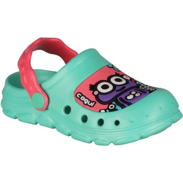 Coqui Coqui STONEY Детски сандали, зелено, размер