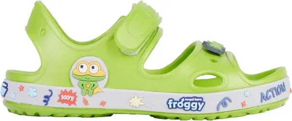 Coqui Coqui YOGI - HERO Детски сандали, светло-зелено, размер