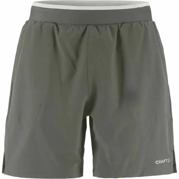 Craft Craft ADV ESSENCE 2-IN-1 SHORTS 2 M Мъжки спортни шорти, сиво, размер